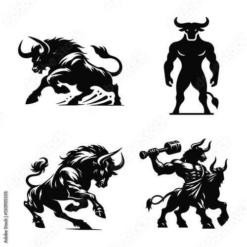 Mythical Minotaur & Ferocious Bulls – Symbols of Strength and Power