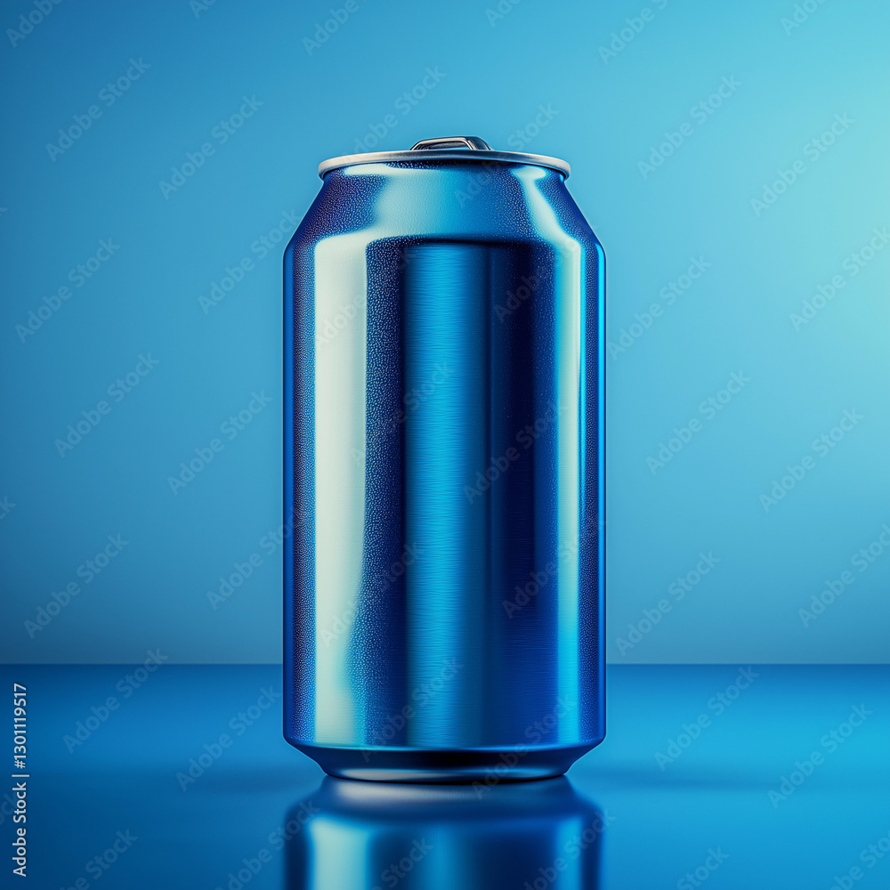 Obraz premium blue soda can