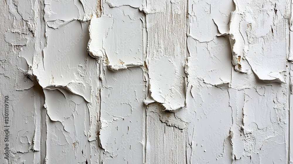 Fototapeta premium White textured background with vertical lines and stripes, reminiscent of plaster.