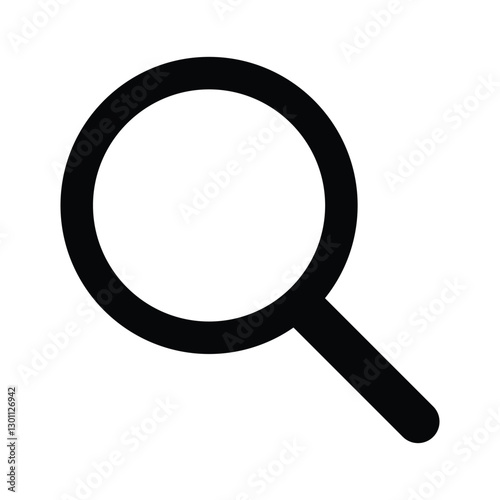 Search Icon vector illustration on white background