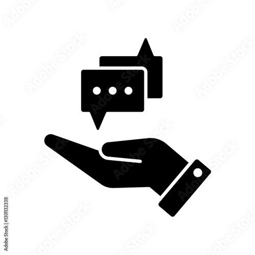 Icon a advice, isolated against a clean background.