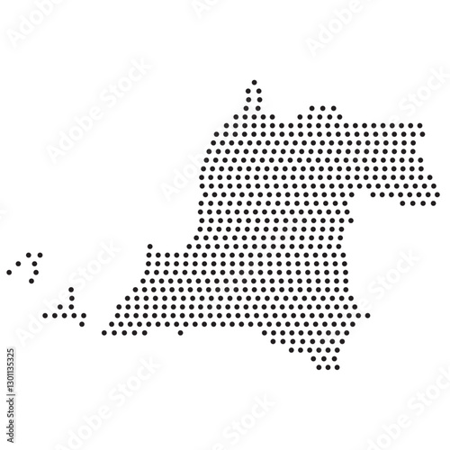 Banten Province Halftone  Map