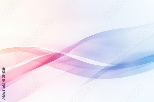 vibrant abstract design showcasing interconnected lines and curves symbolizing brainstorming with ample area of clean