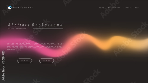 Mesh gradient abstract background for your landing page design. Minimal background for website designs