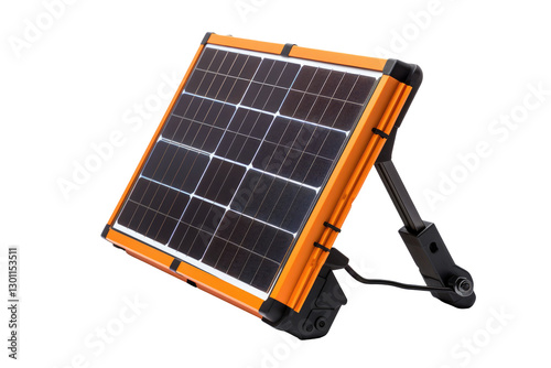 foldable solar panel design on transparent background