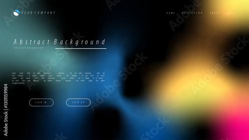 Mesh gradient abstract background for your landing page design. Minimal background for website designs