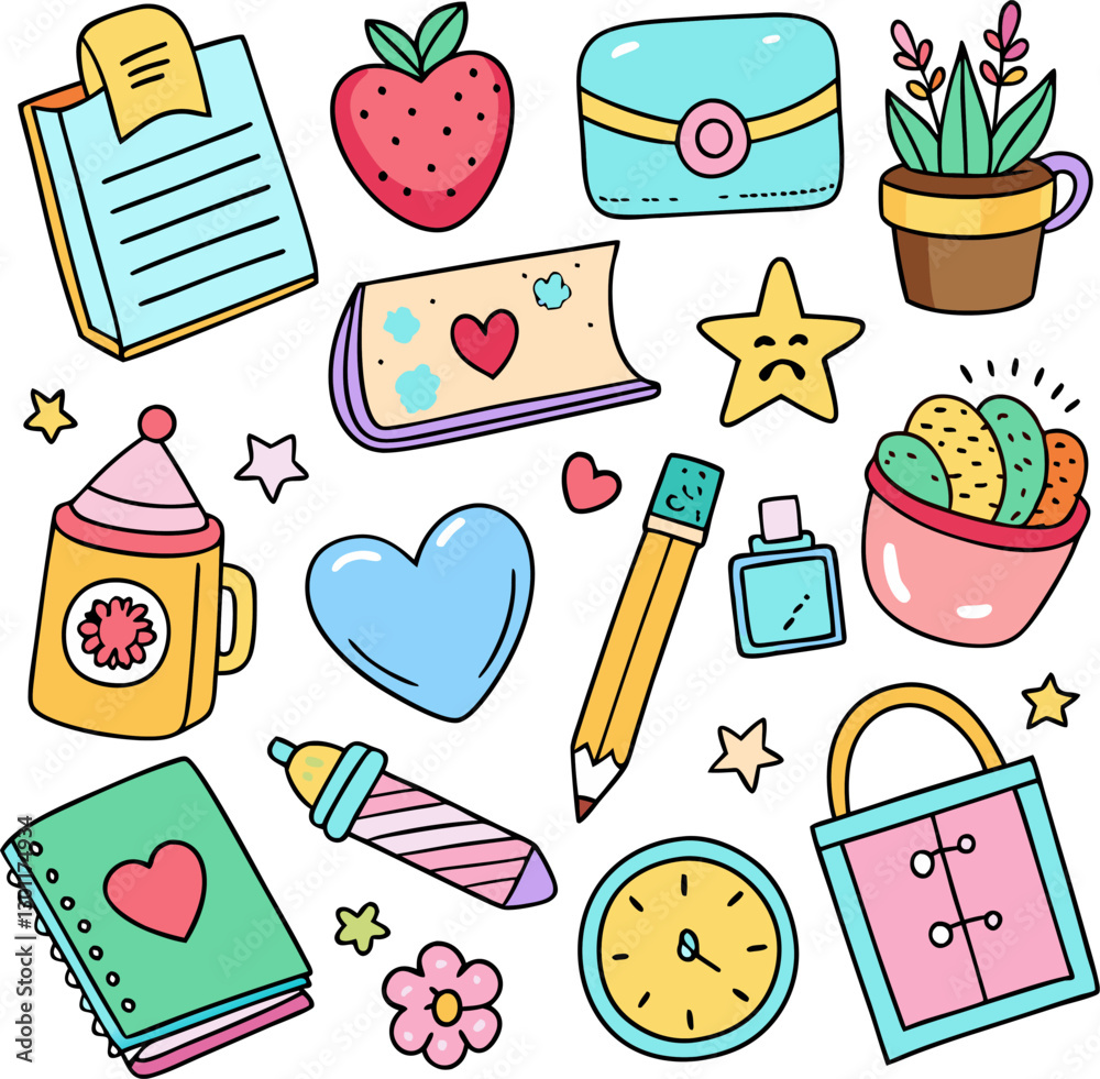 collection-of-hand-drawn-colorful-stickers collection-of-hand-drawn-colorful-stickers