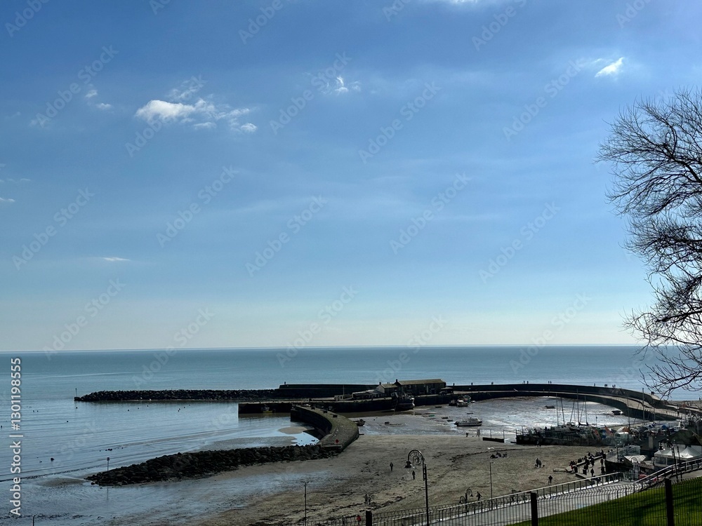 Lyme Regis landscape Dorset England 