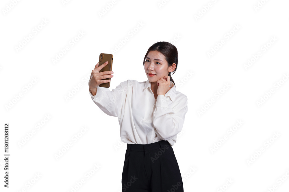 Portrait of a beautiful Asian businesswoman posing Portrait of a beautiful Asian businesswoman posing