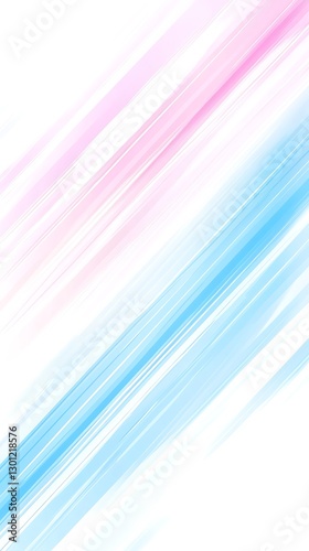 Gradient watercolor streaks softly painted in blue and pink on white
