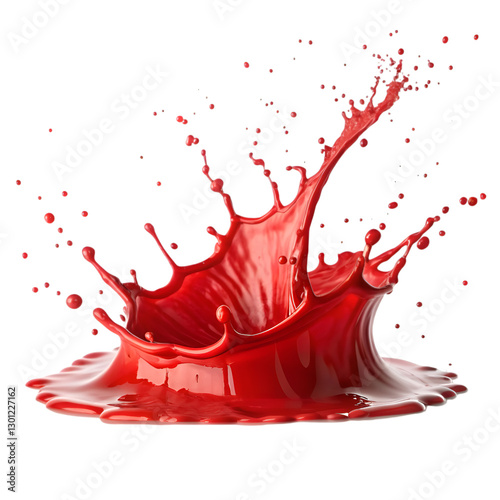 Vibrant Red Paint Splash Explosion Royalty Free Stock Photo High Resolution Image Background Design Element