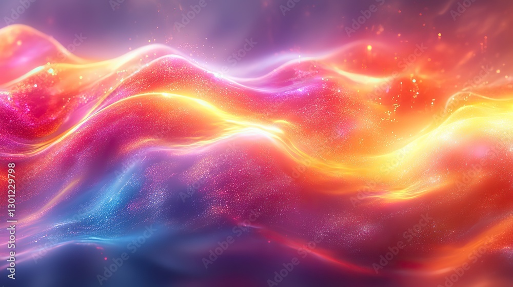 Abstract blurred texture in bright neon colors, creating a trendy holographic 80s style. Abstract blurred texture in bright neon colors, creating a trendy holographic 80s style.