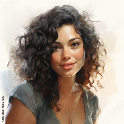 happy young woman