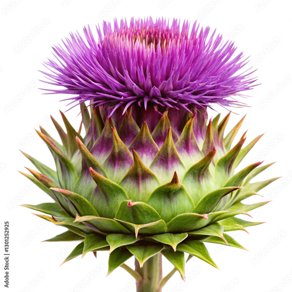 Cardoon isolated on white background
Cardoon isolated on white background