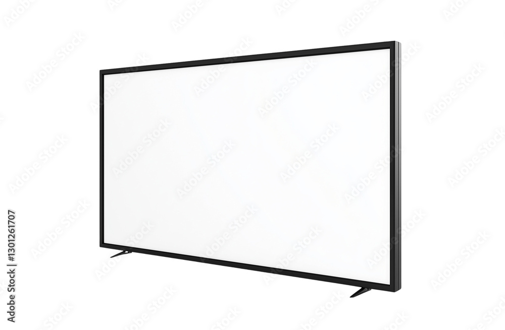 Modern Widescreen TV with Blank Screen Isolated on Transparent Background
Modern Widescreen TV with Blank Screen Isolated on Transparent Background