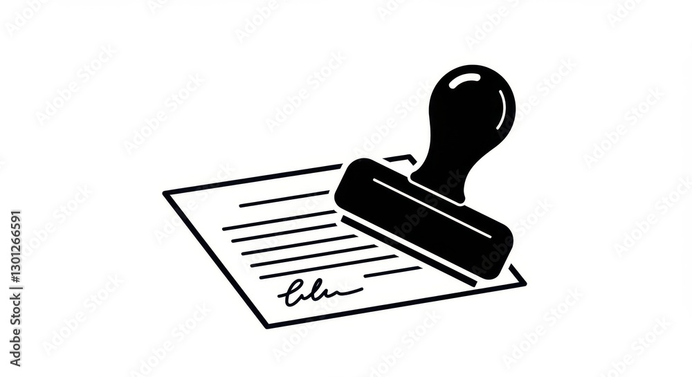 Approved Document Rubber Stamp Illustration Approved Document Rubber Stamp Illustration