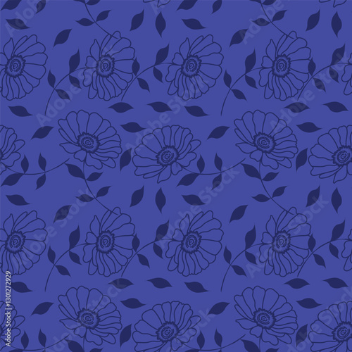 Elegance pink floral stems seamless pattern on a grey background. Vector hand drawn. Artistic, abstract flowers and tiny leaves, buds bells printing. Template for designs, fabric, fashion, textile
