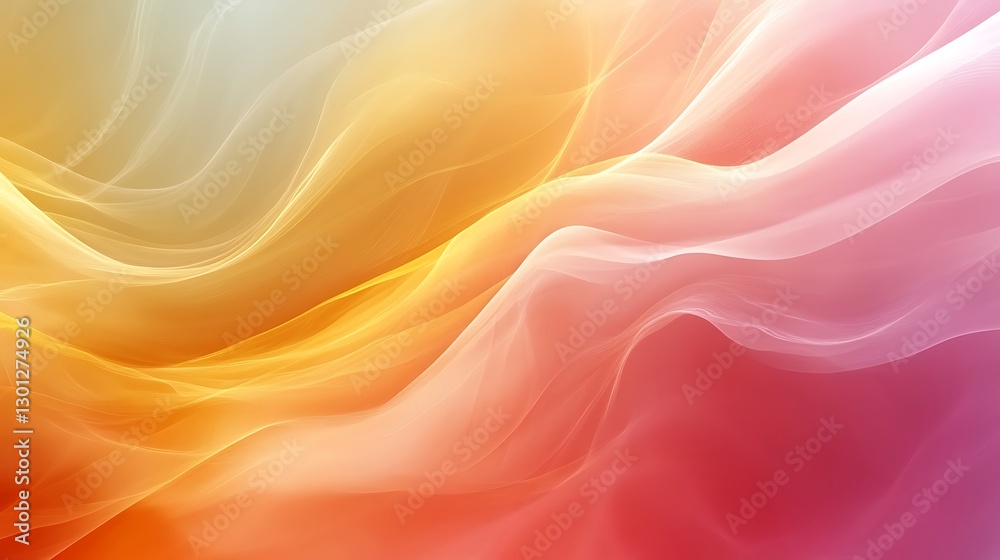 Abstract Waves Gradient Flowing Backdrop Abstract Waves Gradient Flowing Backdrop