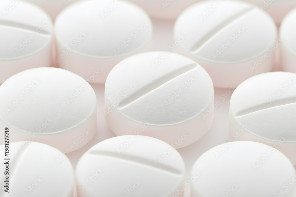 Close-up of medication pills, revealing their smooth surface and scored division. The pills evoke themes of health, treatment, and pharmaceutical science. Close-up of medication pills, revealing their smooth surface and scored division. The pills evoke themes of health, treatment, and pharmaceutical science.