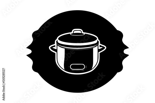 Detailed Rice Cooker Vector Illustration for Kitchen Design