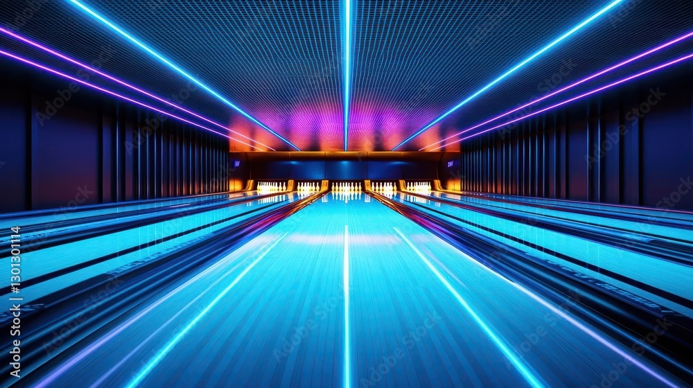 Private bowling alley with designer lanes and VIP lounges, exclusive fun Private bowling alley with designer lanes and VIP lounges, exclusive fun