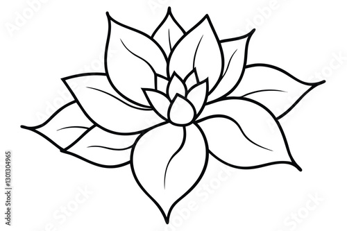 Elegant flower line art vector illustrations perfect for digital designs, prints, and stock use.