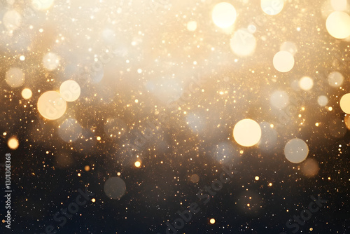 Wallpaper Mural PNG Glittering golden bokeh lights background Torontodigital.ca