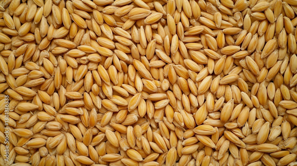 Close-up Wheat Grains on Table, Healthy Food Background for Nutrition or Agriculture Concepts Close-up Wheat Grains on Table, Healthy Food Background for Nutrition or Agriculture Concepts