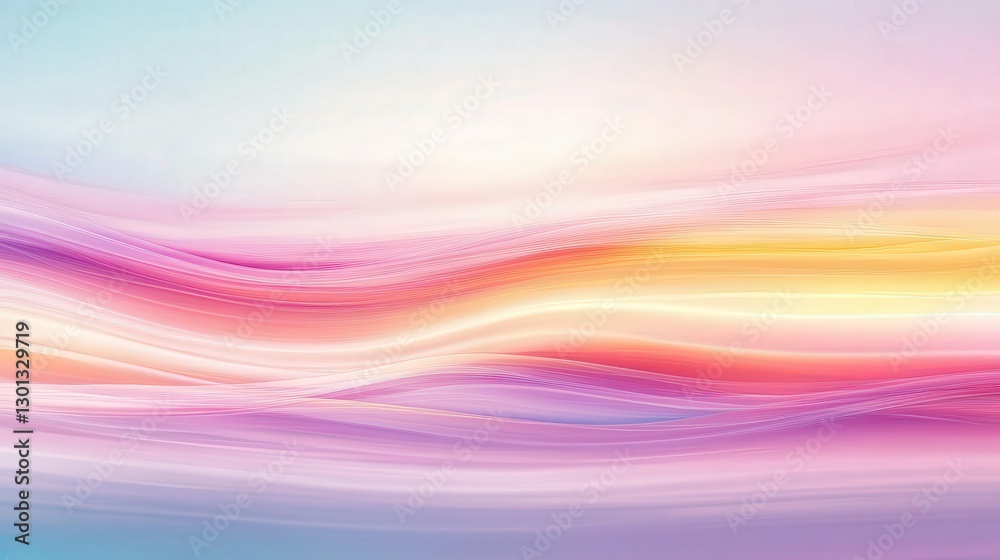 Obraz premium abstract wave background with soft sky and dreamy colors
