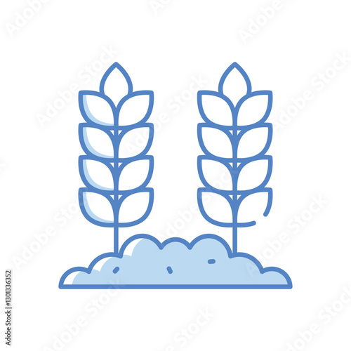 Wheat Grain Vector icon
