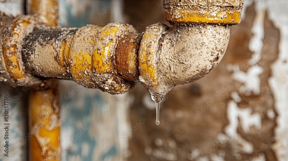Leaking pipe causing water damage highlighting urgency for repair, water damage restoration, plumbing emergency, home maintenance, and leak detection for urgent plumbing solutions. Leaking pipe causing water damage highlighting urgency for repair, water damage restoration, plumbing emergency, home maintenance, and leak detection for urgent plumbing solutions.