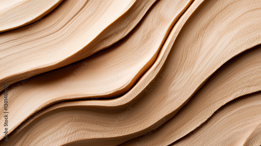 Obraz premium Teak Wood Texture Close-Up 