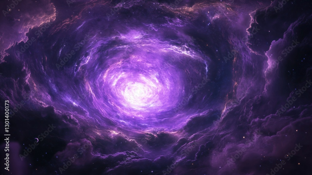 The Glowing Purple Nebula Shows A Cosmic Galaxy Formation Pattern The Glowing Purple Nebula Shows A Cosmic Galaxy Formation Pattern