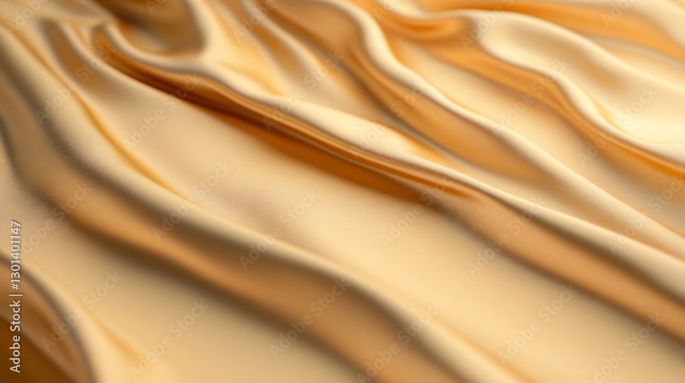 Fototapeta premium Luxurious Gold Satin Drape