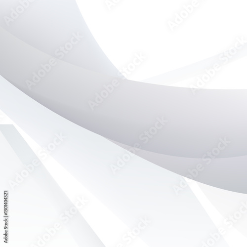 Curve lines background with white and grey color