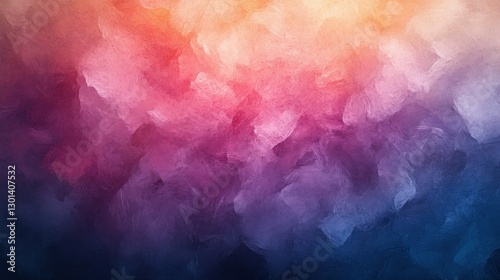 Wallpaper Mural A colorful abstract artwork featuring blended warm and cool tones Torontodigital.ca