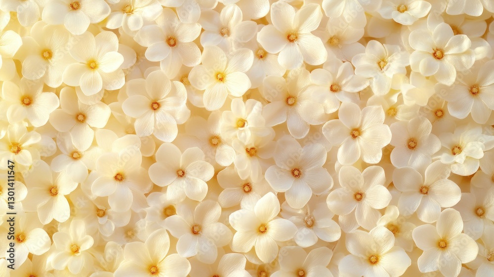 White flowers arranged densely in a beautiful and natural way White flowers arranged densely in a beautiful and natural way