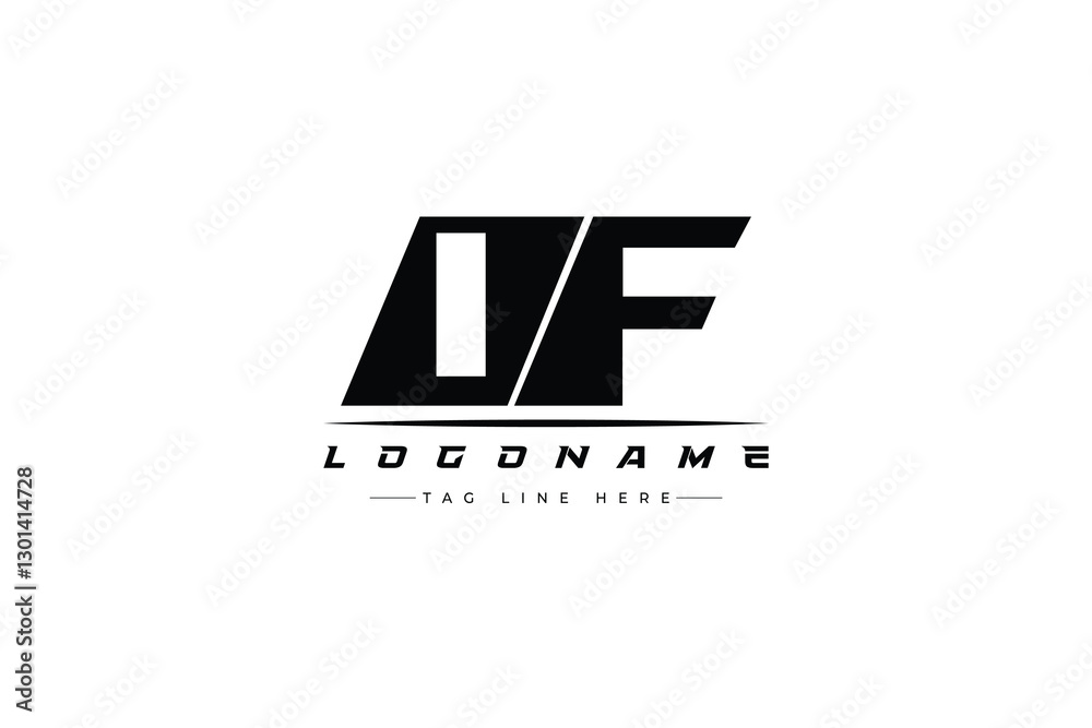 OF racer logo. Racing logo design for racing, driving and car or motorsport. OF racer logo. Racing logo design for racing, driving and car or motorsport.