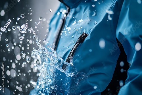 Water-Resistant Jacket Detail