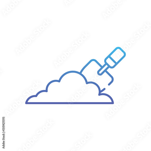 Digging  Vector icon