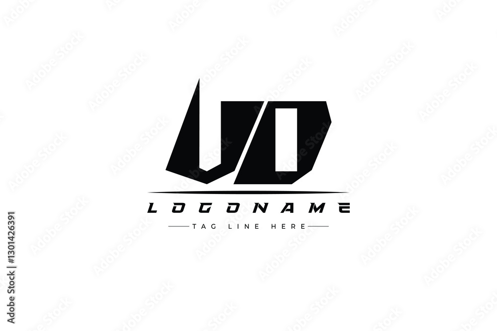 VD racer logo. Racing logo design for racing, driving and car or motorsport. VD racer logo. Racing logo design for racing, driving and car or motorsport.