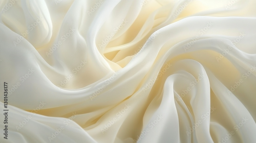 Light and airy fabric swirling gracefully in the soft light Light and airy fabric swirling gracefully in the soft light