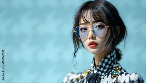 ファンタジーストーリー（アザーブルーの色彩を纏った女性）