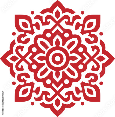 Colorful mandala vector style 