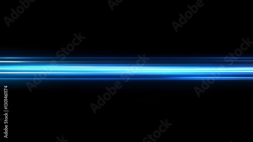 Abstract light streaks on black background. Possible use Digital art, graphic design, abstract photography photo