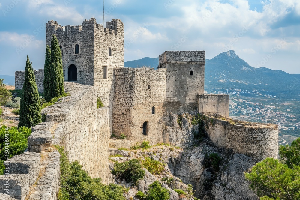 Historic Stone Fortress: Ancient Prison Built into Xativa Castle Walls in Europe Historic Stone Fortress: Ancient Prison Built into Xativa Castle Walls in Europe