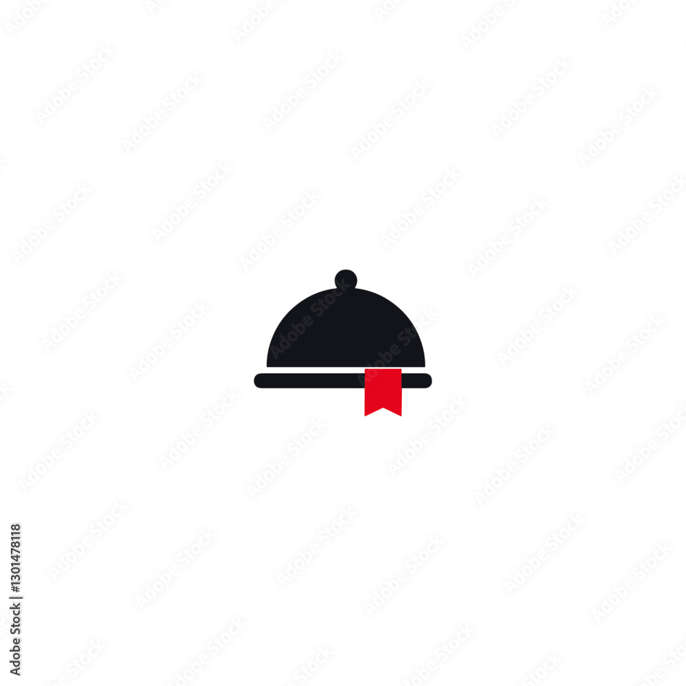 Food restaurant icon logo flat vector design Food restaurant icon logo flat vector design