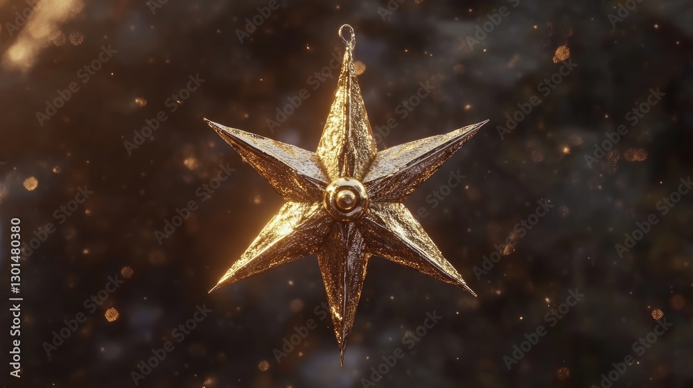 Golden Star Illustration: Golden star illustration on transparent background. Golden Star Illustration: Golden star illustration on transparent background.