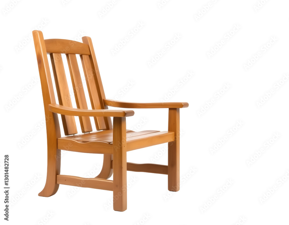 Wooden chair isolated on transparent background Wooden chair isolated on transparent background