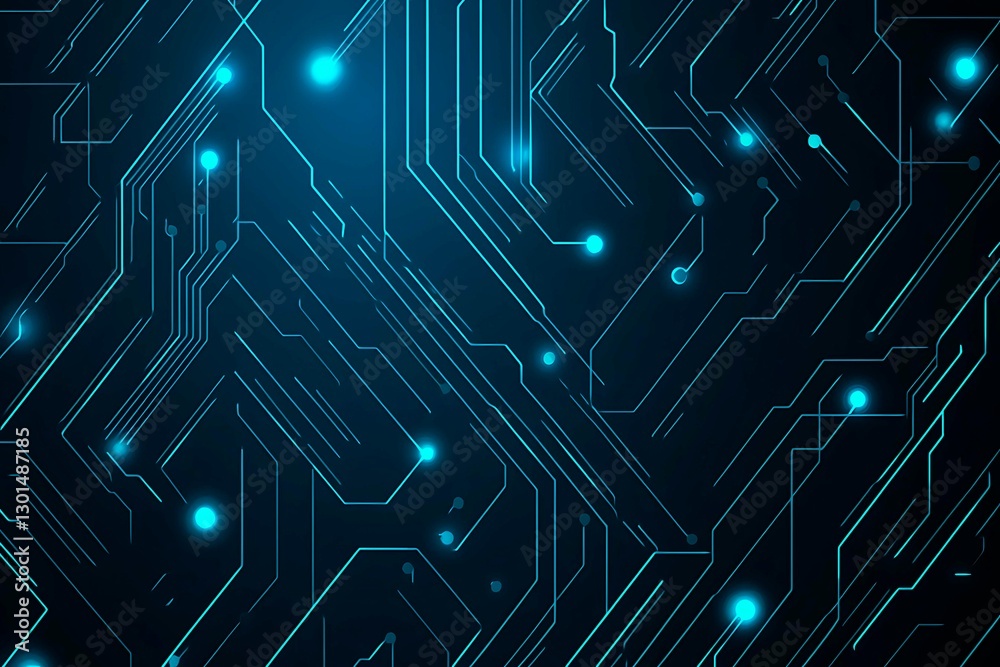 Abstract close-up of a glowing blue digital circuit board, showcasing intricate connections and technological design on a black background.
Abstract close-up of a glowing blue digital circuit board, showcasing intricate connections and technological design on a black background.